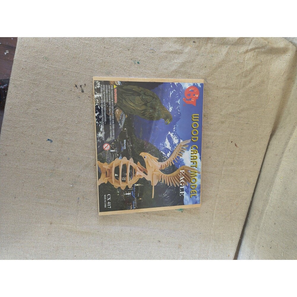 QY Wood Craft Model Eagle Puzzle Kit